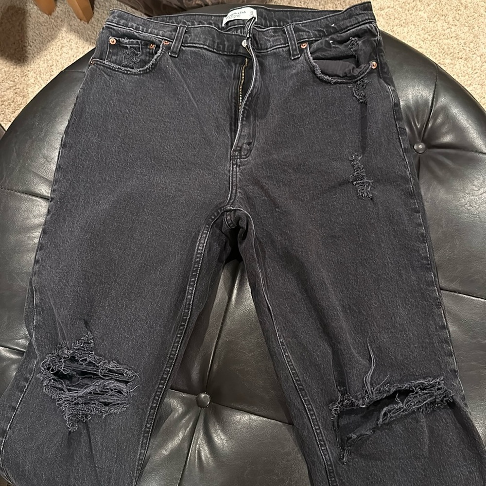 Abercrombie and Fitch Black Denim Jeans